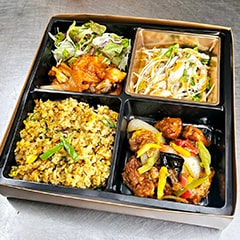 すぶた＆エビチリ弁当